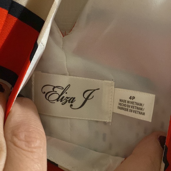 Eliza J Printed Halter Dress - Picture 4 of 5